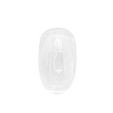 Single NIBL Petal shape clear veneer for click-on nails